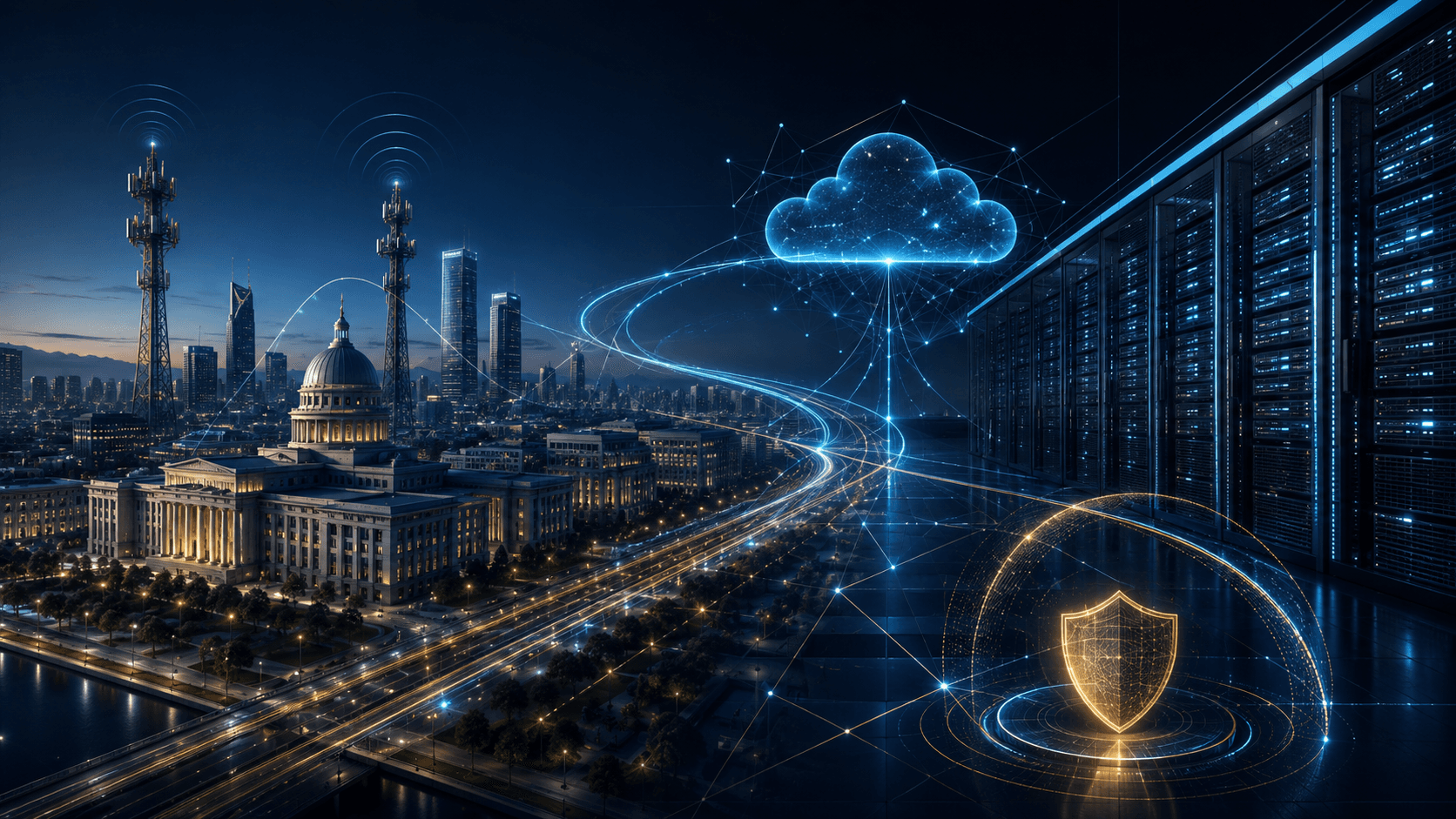 État numérique souverain 2030 : convergence 5G SA, Cloud, IA, Zero Trust et Digital Government